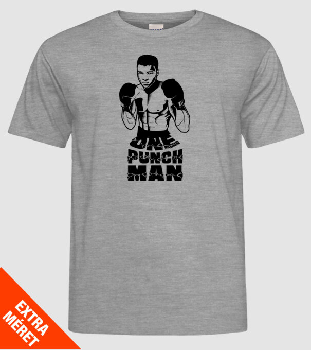 Ali = One punch man model gri pe tricou