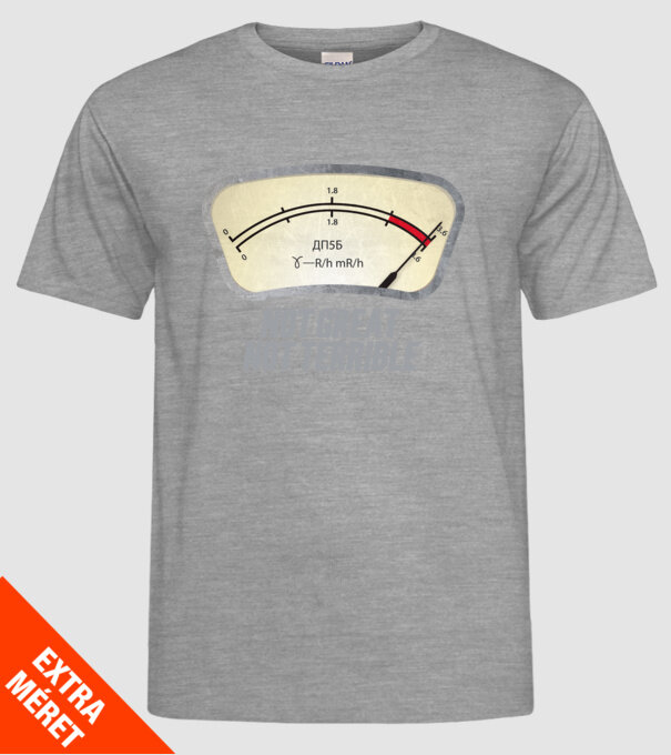 Dosimeter model gri pe tricou