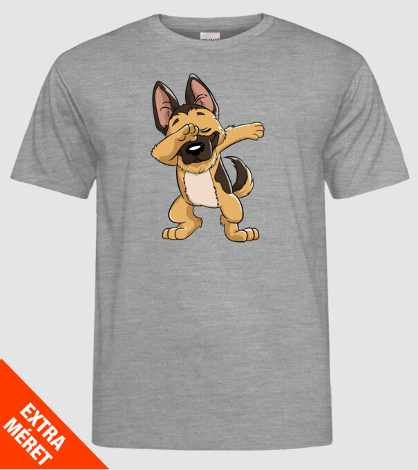 Ciobănesc german DAB model gri pe tricou