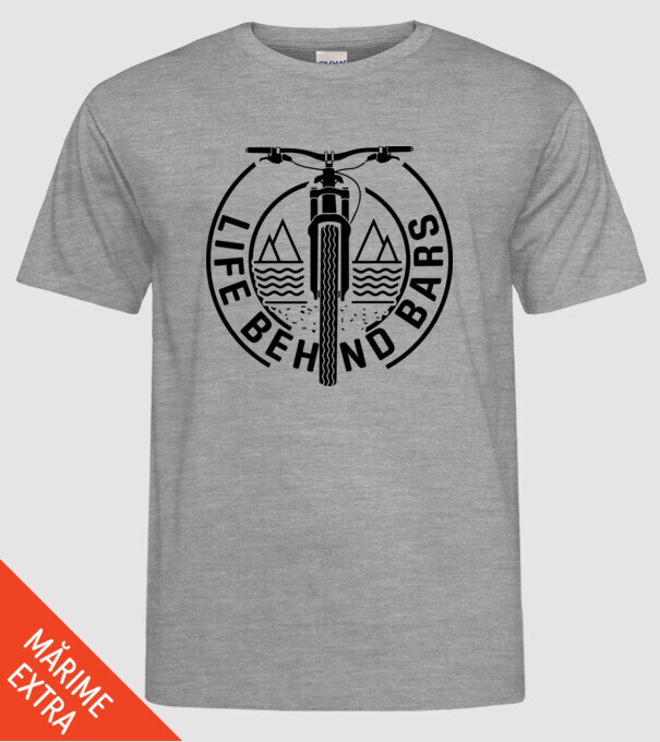 Life behind bars model gri pe tricou