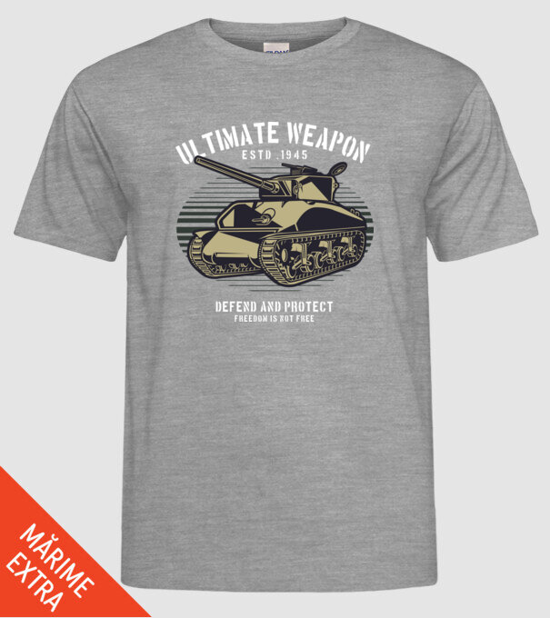 Tancuri model gri pe tricou
