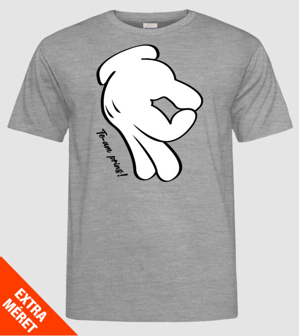 Te-am prins model gri pe tricou