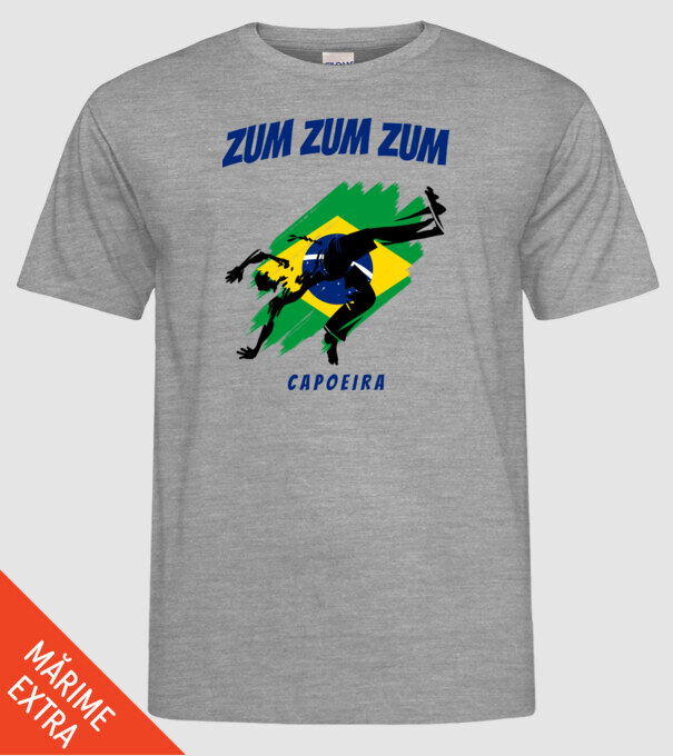 ZUM ZUM ZUM model gri pe tricou