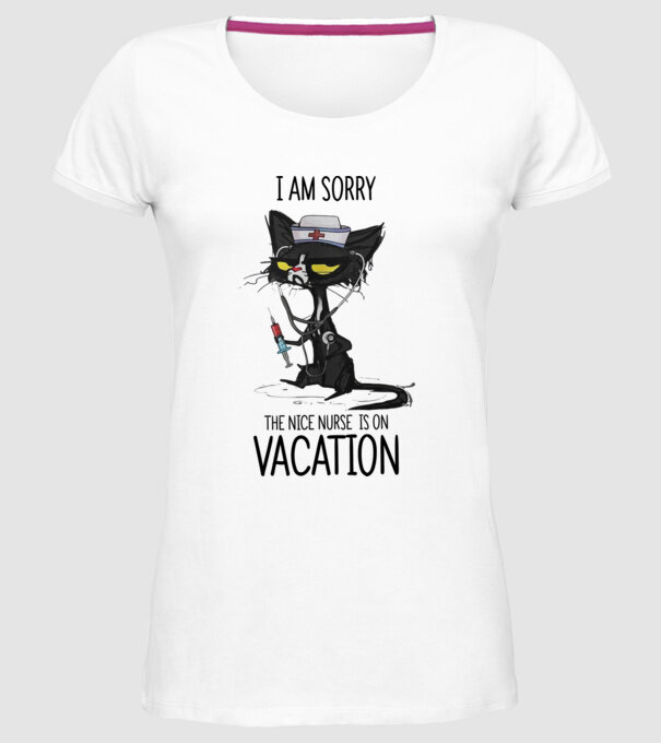 Sora mai drăguță e în vacanță model alb pe tricou