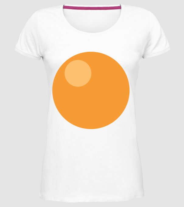 Ouă carnaval model alb pe tricou