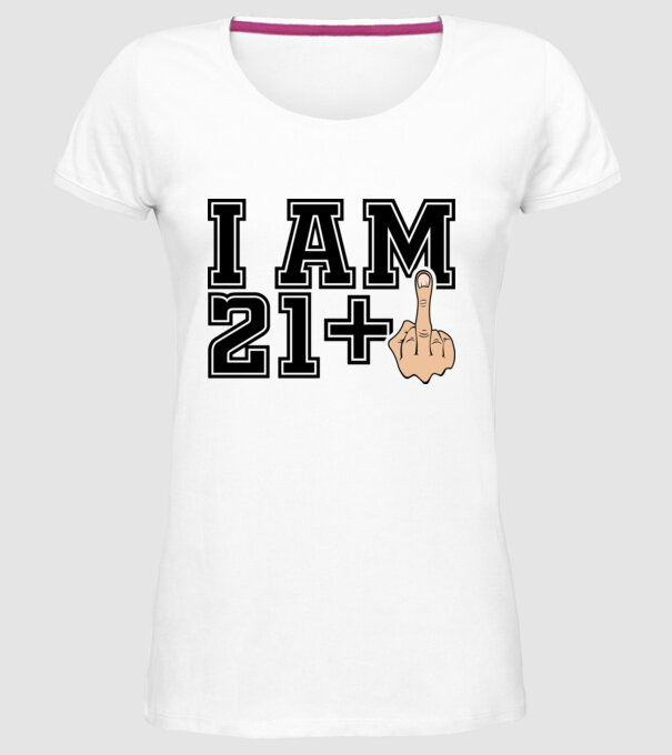Funny Birthday I am 22 model alb pe tricou