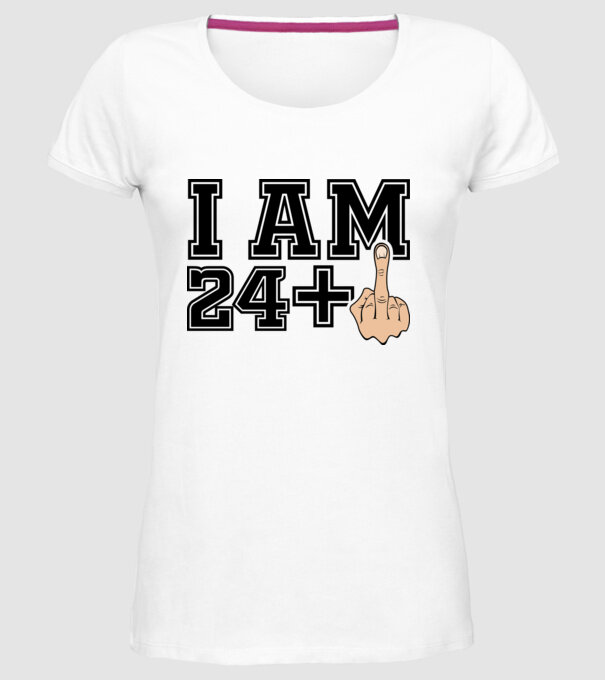 Funny Birthday I am 25 model alb pe tricou
