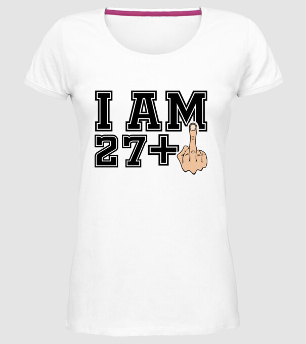 Funny Birthday I am 28 model alb pe tricou