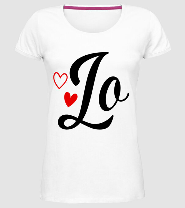 Cuplu LOVE model alb pe tricou