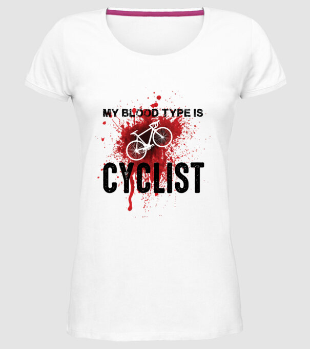 My blood type model alb pe tricou