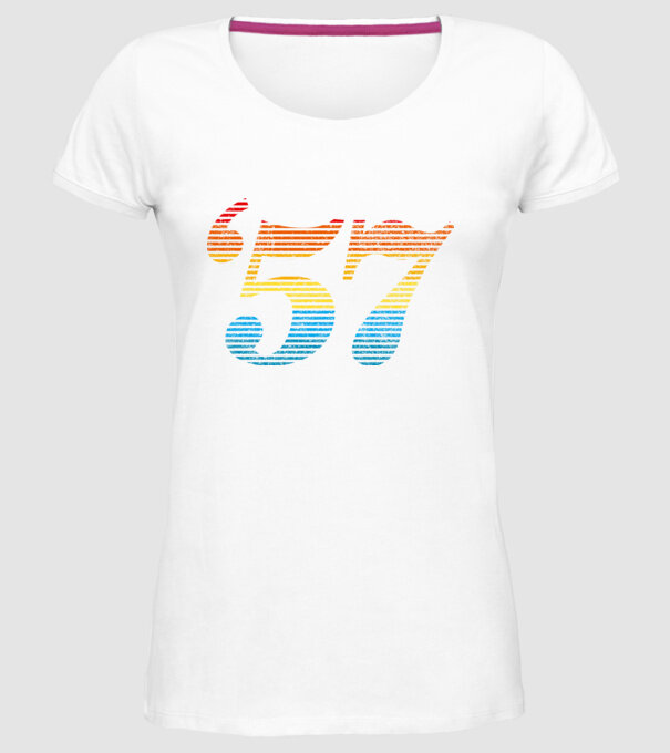 Retro Birthday 1957 model alb pe tricou