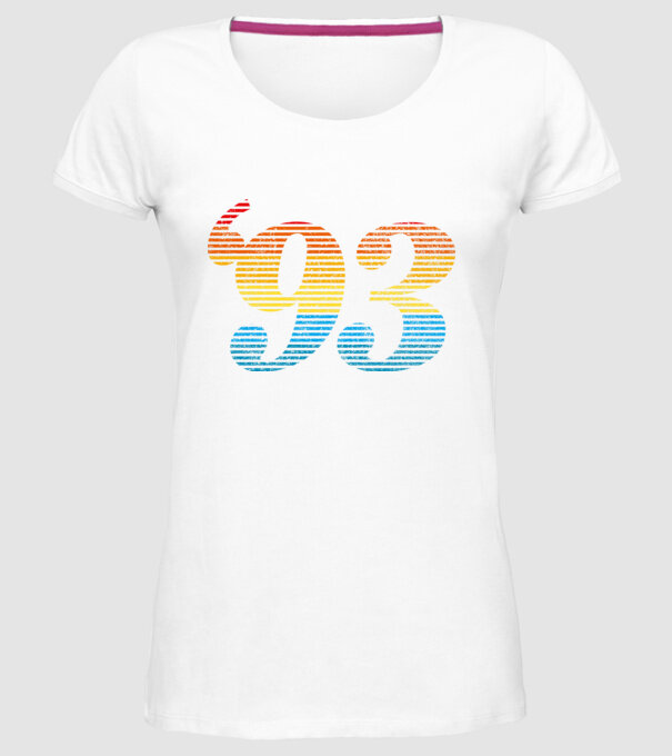 Retro Birthday 1993 model alb pe tricou