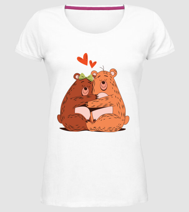 URȘI ÎNDRĂGOSTIȚI 3 model alb pe tricou