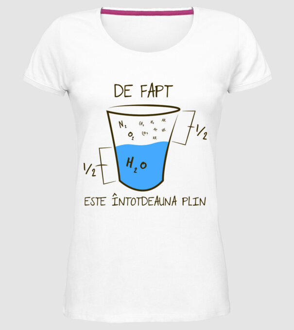 de fapt, este întotdeauna plin model alb pe tricou
