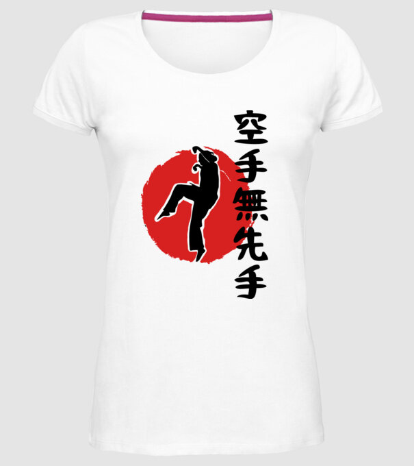 Larusso training japan model alb pe tricou