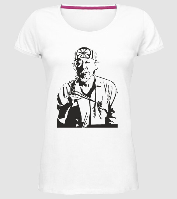 Miyagi cobra kai model alb pe tricou