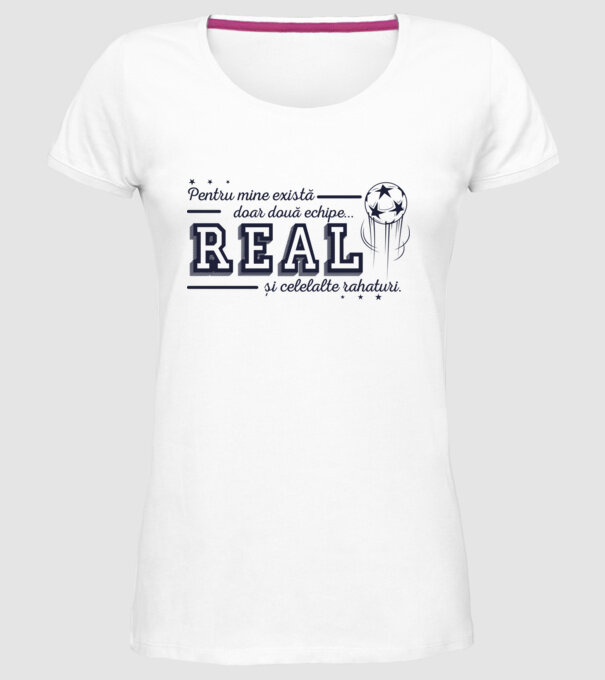 Pentru mine există doar două echipe, Real și celelalte rahaturi model alb pe tricou