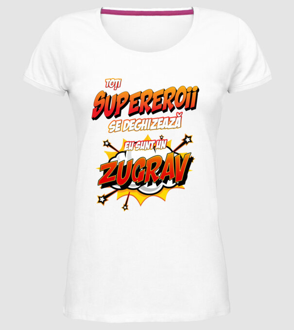 toți supereroii se deghizează, eu sunt un zugrav model alb pe tricou