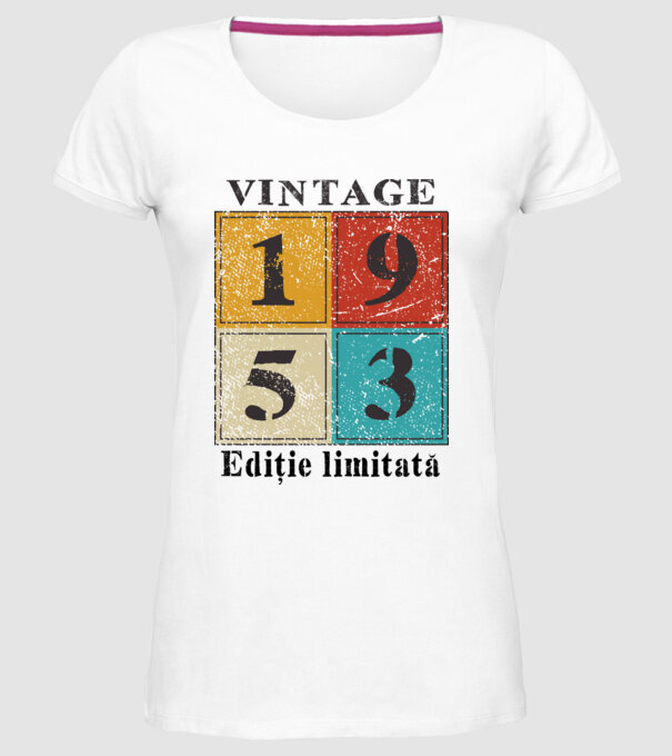 1953 - Ediție limitată model alb pe tricou