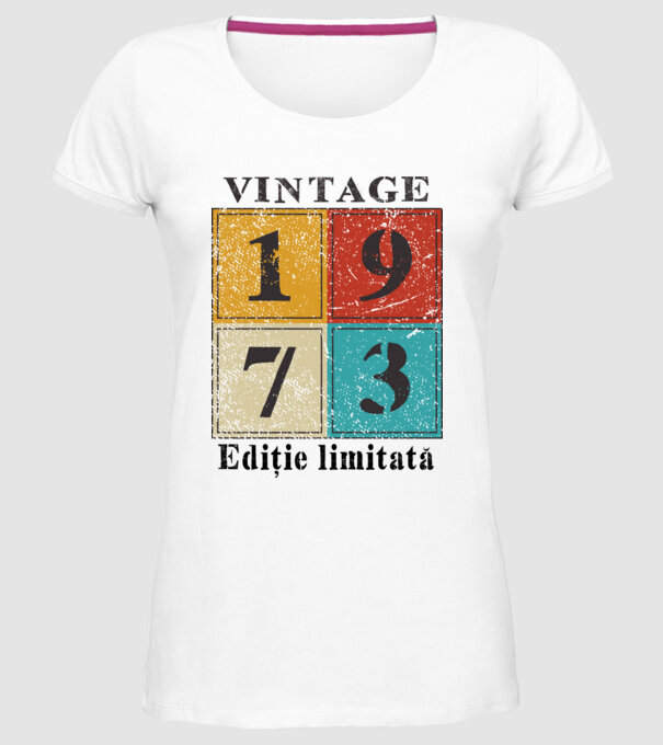1973 - Ediție limitată model alb pe tricou