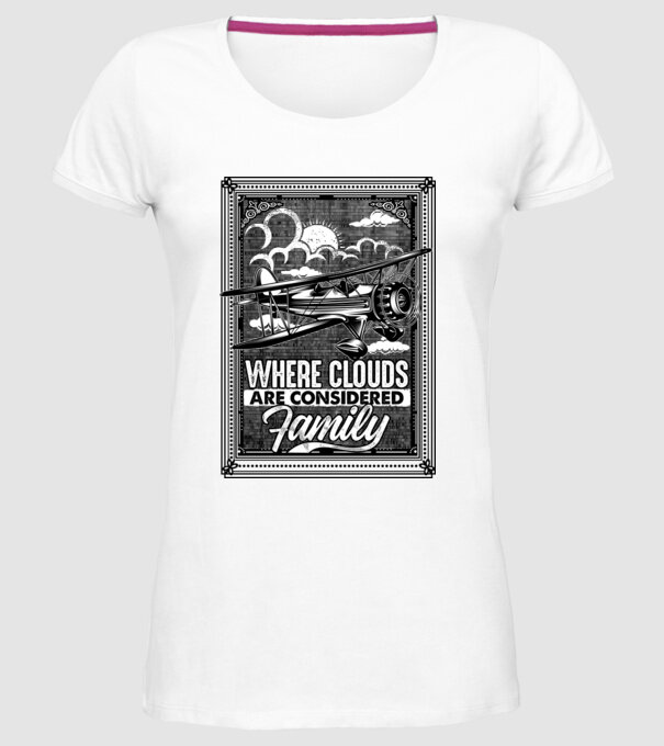 Avioane model alb pe tricou