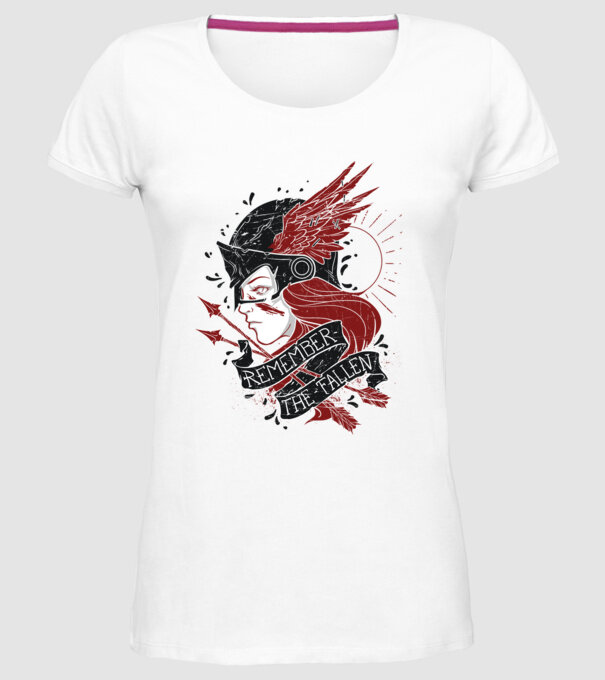 Graffiti model alb pe tricou