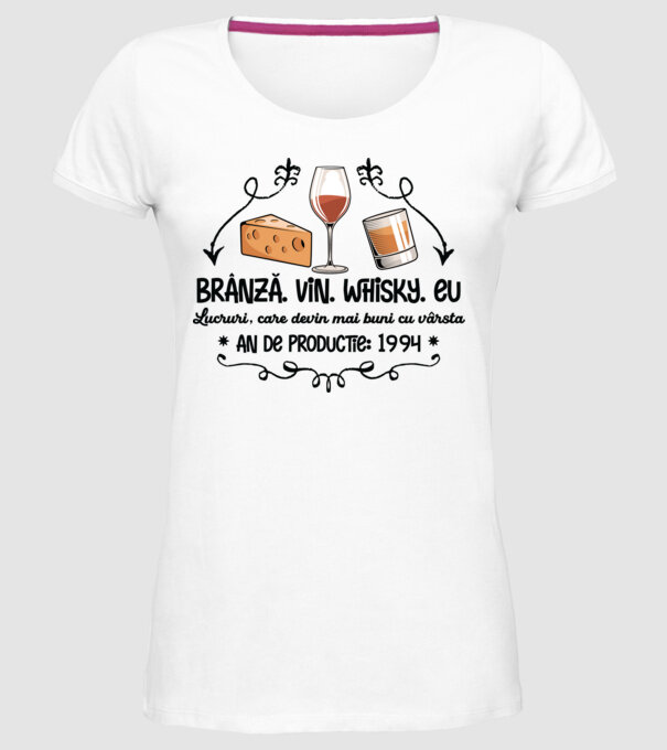 Lucruri, care devin mai buni cu vârsta 1994 30 de ani model alb pe tricou