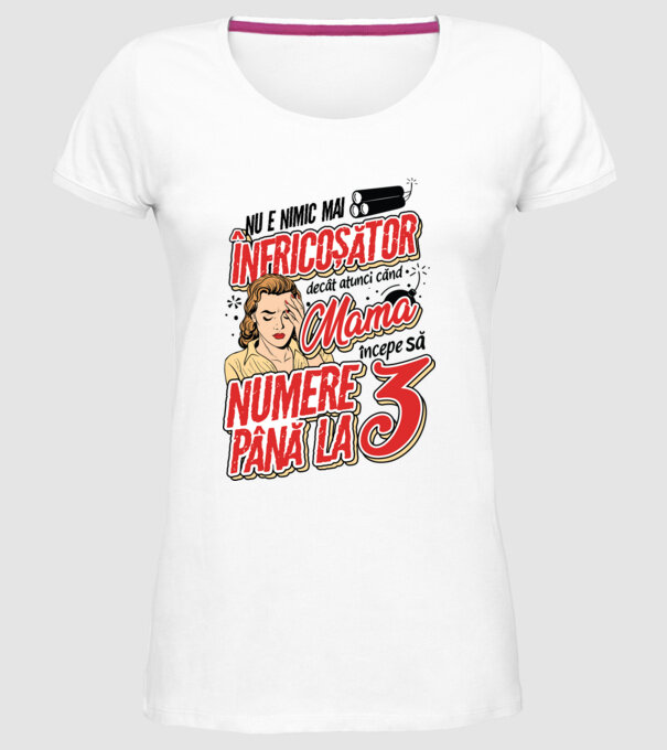 Nu e nimic mai înfricoșător decât model alb pe tricou