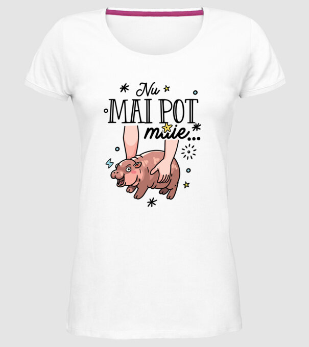 Nu mai pot muie... model alb pe tricou
