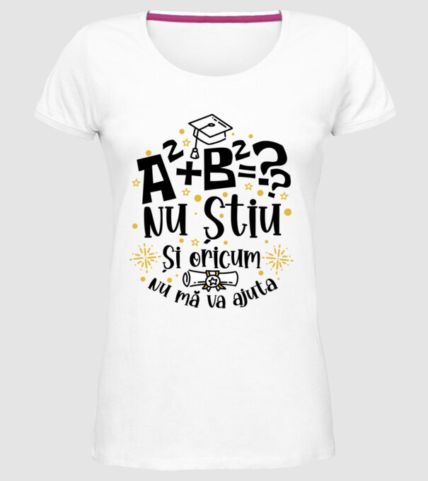Nu știu, și oricum nu mă va ajuta model alb pe tricou