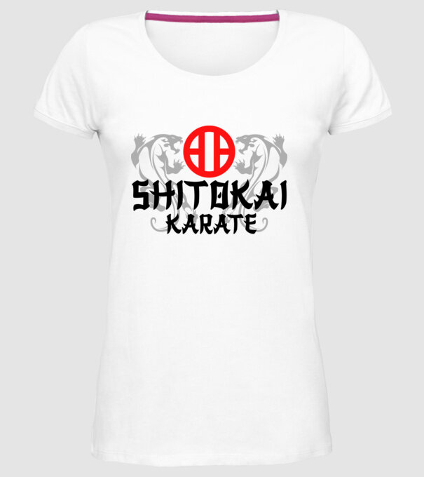 Shitokai Karate model alb pe tricou