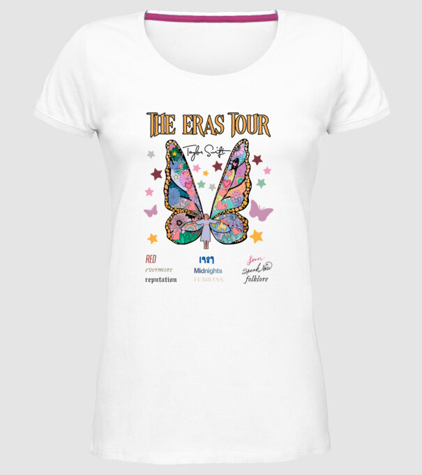Taylor Swift eras fairy model alb pe tricou