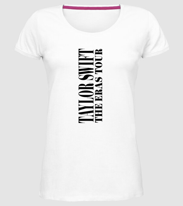 Taylor Swift Eras tour back 2 model alb pe tricou