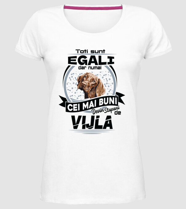 Toți sunt egali, dar numai cei mai buni devin stăpâni de vijla model alb pe tricou