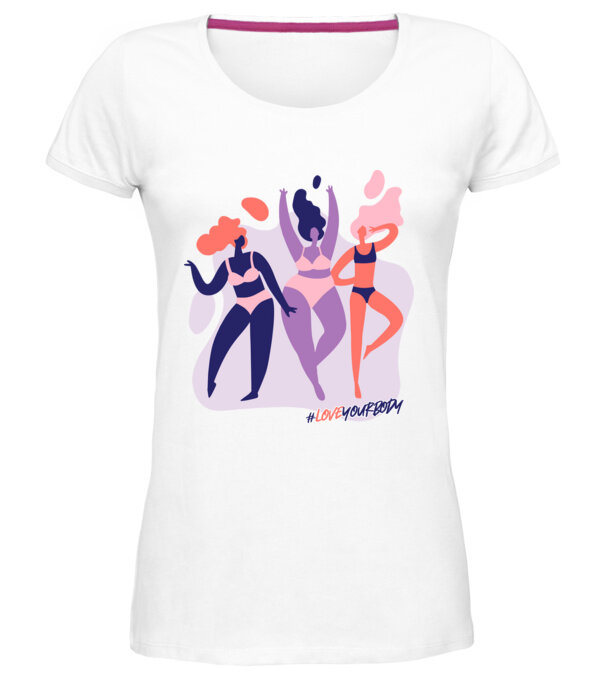  model  pe tricou