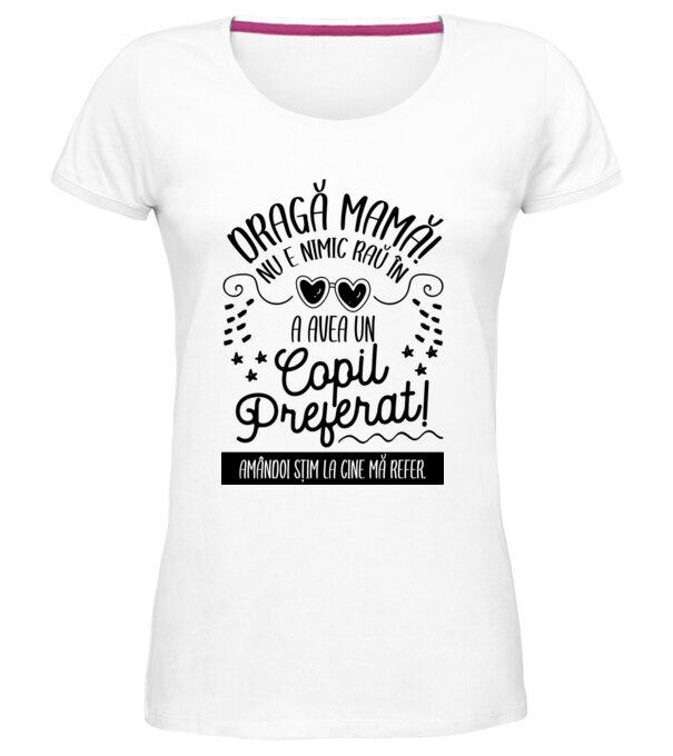  model  pe tricou