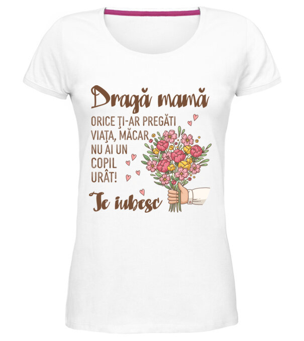  model  pe tricou