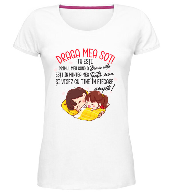 model  pe tricou