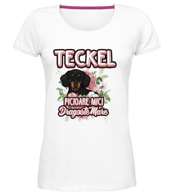  model  pe tricou