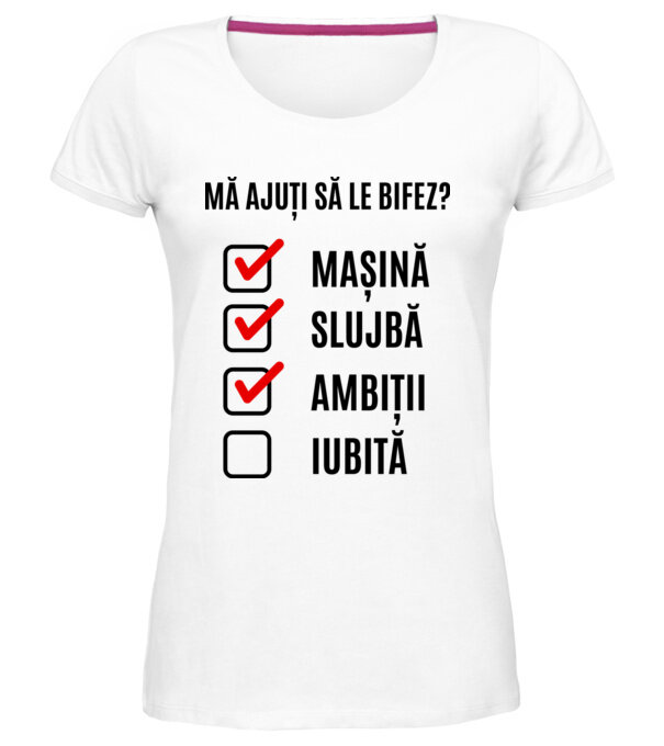  model  pe tricou