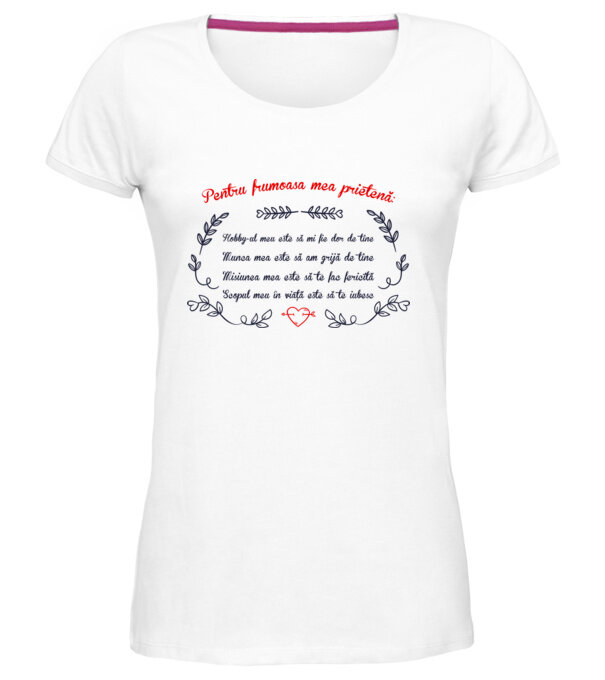  model  pe tricou