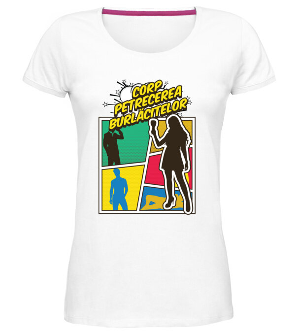 model  pe tricou