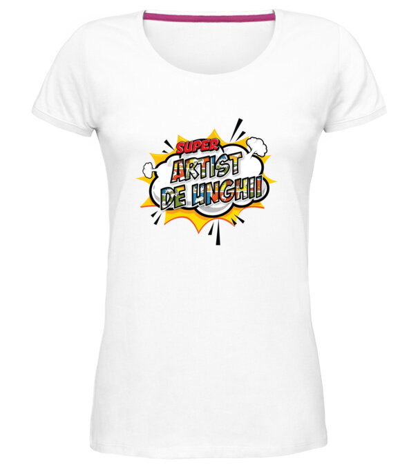  model  pe tricou