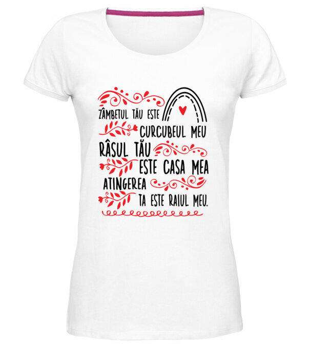  model  pe tricou