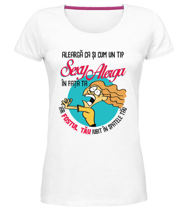  model  pe tricou