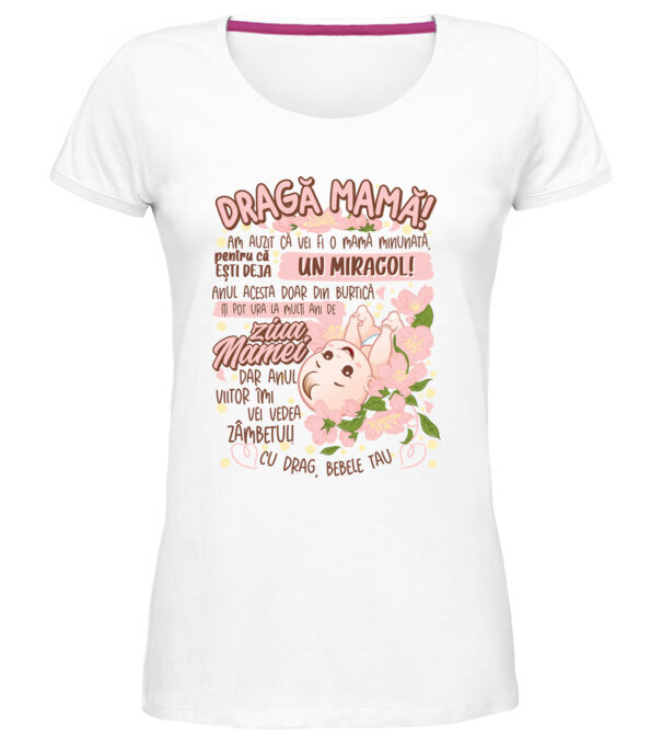  model  pe tricou