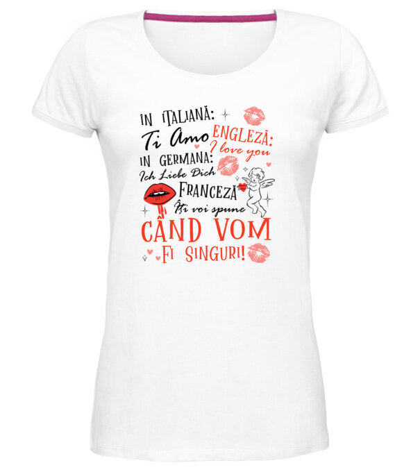  model  pe tricou