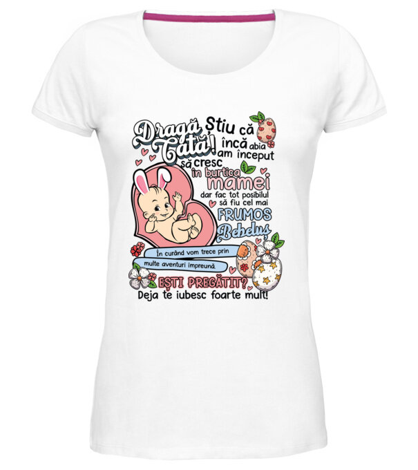  model  pe tricou