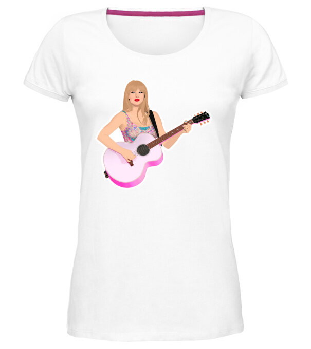  model  pe tricou