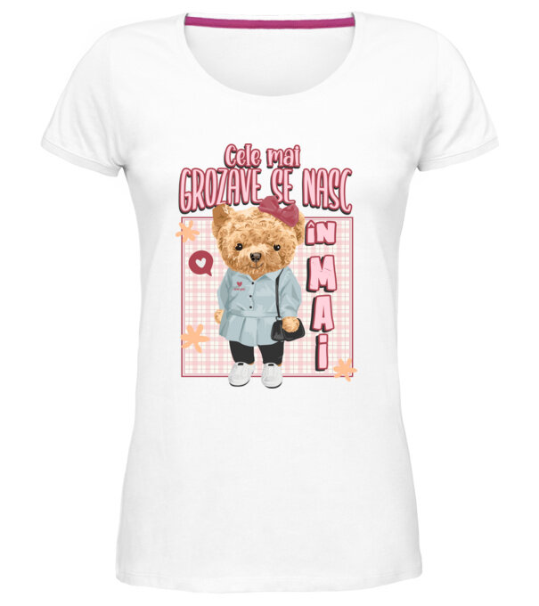  model  pe tricou